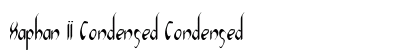 Xaphan II Condensed Condensed