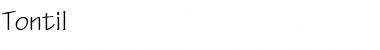 Download Tontil Font Download Tontil Font