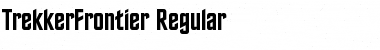 TrekkerFrontier Regular Font