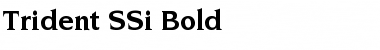 Trident SSi Bold Font