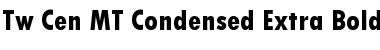 Tw Cen MT Condensed Extra Bold Regular Font