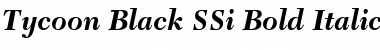 Tycoon Black SSi Font