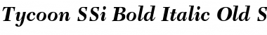 Tycoon SSi Bold Italic Old Style Figures Font
