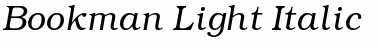 Bookman Light Font
