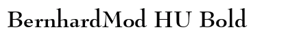 BernhardMod HU Bold preview