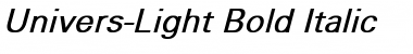 Univers-Light Bold Italic Font