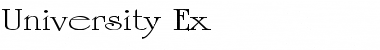 Download University Ex Font Download University Ex Font