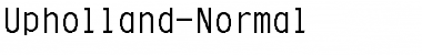 Download Upholland-Normal Font Download Upholland-Normal Font