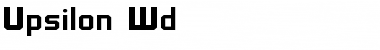 Download Upsilon Wd Font Download Upsilon Wd Font