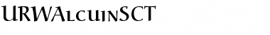 URWAlcuinSCT Font