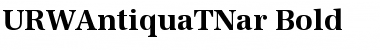 URWAntiquaTNar Bold Font