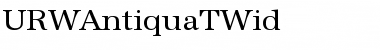 URWAntiquaTWid Regular Font