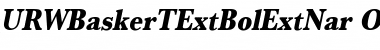 URWBaskerTExtBolExtNar Font