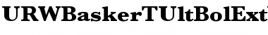 URWBaskerTUltBolExtWid Font