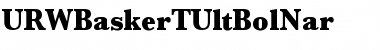 URWBaskerTUltBolNar Regular Font