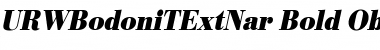 URWBodoniTExtNar Font