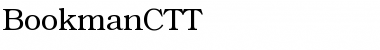 BookmanCTT Font