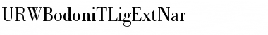 URWBodoniTLigExtNar Font