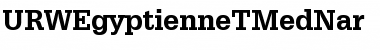 URWEgyptienneTMedNar Font