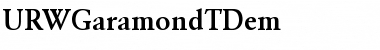 URWGaramondTDem Regular Font