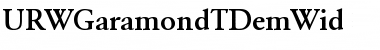 URWGaramondTDemWid Font