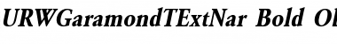 URWGaramondTExtNar Font