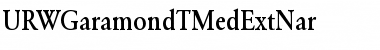 URWGaramondTMedExtNar Regular Font