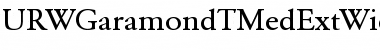 URWGaramondTMedExtWid Font