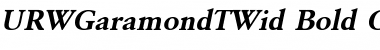 URWGaramondTWid Bold Oblique Font