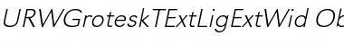 Download URWGroteskTExtLigExtWid Font