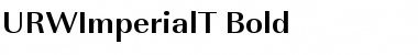 URWImperialT Bold Font