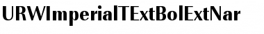 URWImperialTExtBolExtNar Regular Font