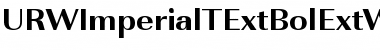 URWImperialTExtBolExtWid Regular Font