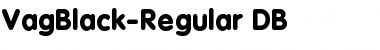 VagBlack DB Regular Font