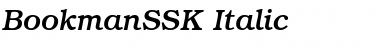 BookmanSSK Font