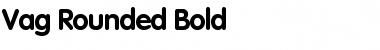 Vag_Rounded-Bold Regular Font