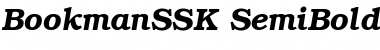 BookmanSSK SemiBoldItalic Font