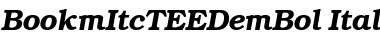 BookmItcTEEDemBol Font