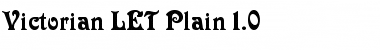 Victorian LET Plain Font