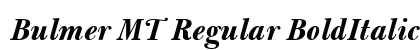 Bulmer MT Regular BoldItalic Preview