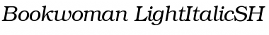 Bookwoman LightItalicSH Font