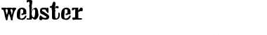 Download webster Font