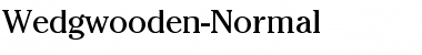 Wedgwooden-Normal Regular Font