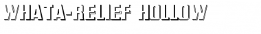 Download WhatA-Relief Hollow Font Download WhatA-Relief Hollow Font