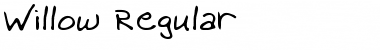 Willow Regular Font Willow Regular Font