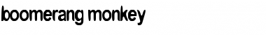 Download boomerang monkey Font