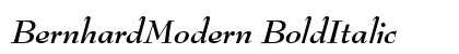 BernhardModern BoldItalic Preview