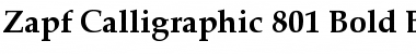 ZapfCalligr BT Bold Font