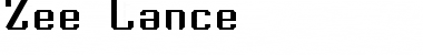 Zee Lance Regular Font