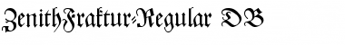 ZenithFraktur DB Regular Font